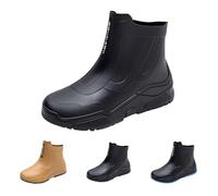 MJGkhiy Stivali Da Pioggia Donna Alti Antipioggia Scarpe Impermeabili Comode Antiscivolo Stivaletti Pioggia Di Gomma Leggeri Scarpe Da Giardino Eleganti Colorati Rain Boots Wellies