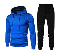 MJGkhiy Tuta Uomo Invernale Completa Taglie Forti 2 Pezzi Felpa Con Cappuccio E Pantalone Tuta Sportiva Set Tracksuit Giacca Tuta Con Zip Tute Uomo Sportive Invernale Completi Calcio Running
