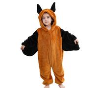 MJGkhiy Unisex Bambino Inverno Pagliaccetto Coniglio Tigre Cucire Animale Stile Flanella Tutine con Cappuccio Animale Tuta Neve Pigiama Pile Cosplay Halloween Costume Attrezzatura
