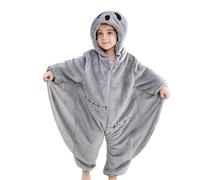 MJGkhiy Unisex Bambino Inverno Pagliaccetto Coniglio Tigre Cucire Animale Stile Flanella Tutine con Cappuccio Animale Tuta Neve Pigiama Pile Cosplay Halloween Costume Attrezzatura