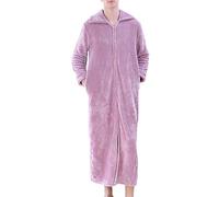 MJGkhiy Vestaglia Donna Pile Lunga/corta Caldo Con Cappuccio Flanella Accappatoio Pigiama Kimono Vestaglia Con Cintura Taglie Forti Abbigliamento Da Notte Loungewear Peluche Accappatoio