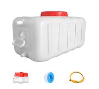 MJHETCY Bidone Acqua 25L/35L/50L/80L/110L/200L Tanica Acqua Campeggio，Torre dell'Acqua Addensata Rettangolare per Alimenti con Rubinetto per Lo Stoccaggio dell'Acqua Domestica(Size:200L)