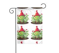 MJHKXLJ Bandiera da giardino con stampa di Cappuccetto Rosso, decorazione per cortile, 30,5 x 45,7 cm, per giardino, terrazza, balcone