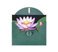 MJHKXLJ - Biglietto di auguri perlato verde scuro con stampa floreale magica, busta inclusa, perfetto per Natale, compleanni, San Valentino, matrimoni e molto altro ancora