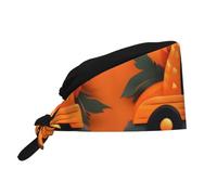 MJHKXLJ Cappello da lavoro traspirante con tacchino su zucca immagine auto Premium pelle di pesca velluto regolabile, morbido, versatile