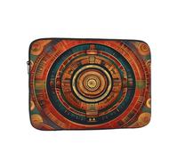MJHKXLJ Custodia portatile per laptop da 12 pollici con stampa di calendario Maya End of The World, protezione antiurto e da viaggio leggera