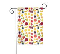 MJHKXLJ Leonardo_Vision_XL_Fruit_Collection_2 Bandiera da giardino stampata decorazione per cortile 30,5 x 45,7 cm per giardino, terrazza balcone