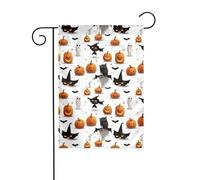 MJHKXLJ Leonardo_Vision_XL_Halloween_3 Bandiera da giardino stampata decorazione cortile 30,5 x 45,7 cm per giardino terrazza balcone