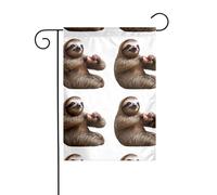 MJHKXLJ Leonardo_Vision_XL_Sloth_2 Bandiera da giardino stampata decorazione cortile 30,5 x 45,7 cm per giardino, terrazza balcone