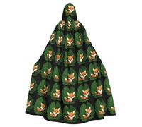 MJHKXLJ Little Fox in the Forest - Mantello con cappuccio per Halloween, giochi di ruolo e feste in costume