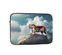 MJHKXLJ Majestic Tiger - Custodia per laptop da 12", con stampa di cielo nuvoloso, protezione antiurto e leggera da viaggio