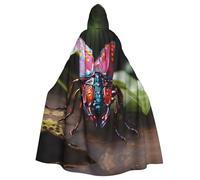 MJHKXLJ Strange Insects - Mantello con cappuccio per Halloween, giochi di ruolo e feste in costume