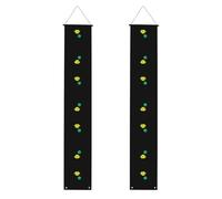 MJHKXLJ Striscione per portico di laurea con motivo di piccolo mostro che tiene un trifoglio, robusto, durevole, lavabile e riutilizzabile, decorazione per laurea 30,5 x 180 cm