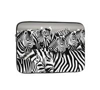 MJHKXLJ Zebre sul Sud Africa Stampa Custodia portatile per laptop da 12 pollici per protezione antiurto e viaggio leggero