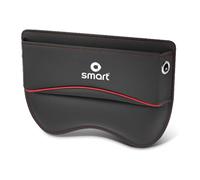 MJHQWE Scatola Portaoggetti Seggiolino Auto per Smart Eq Fortwo Forfour 453 451 452 450 454,Pelle Sedile Auto Tasche Laterali Interno Accessori,C