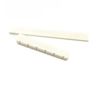 MJHYUGR 100 Set di Parti per Chitarra A Sella per Chitarra Acustica Classica A 6 Corde in Osso Pre Capotasto Scanalato(Classical)