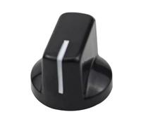 MJHYUGR Pezzi di Ricambio per Chitarra Set di Tappi per Piedini per Manopole per Interruttore A Pedale per Effetti per Chitarra da 10 Pezzi per Accessori per Effetti per Chitarra(Black)