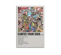 MJIFEI Sticky Fingers, Caress Your Soul, poster artistico da parete vintage, decorazione artistica per camera da letto, 40 x 60 cm, senza cornice