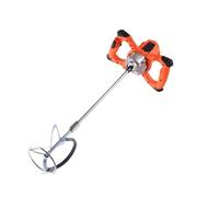 MJINA 2100w Miscelatore di Grado Industriale Miscelatore Manuale for Vernice, Mastice di Cemento, Polvere, Volante, Strumento di battitura Elettrico Regolabile a Sei velocità(110V,E+U)
