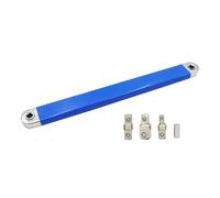 MJINA Chiave di estensione dinamometrica a cricchetto, chiave for auto, utensili manuali dinamici multifunzione misti, chiave di estensione con offset zero(Yellow)