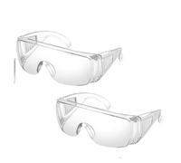 MJINA Eleganti occhiali di sicurezza trasparenti for interventi chirurgici, lenti di protezione for pazienti, occhiali da vista, antiappannamento, polvere, laboratorio, industria, lavoro(YJ034-1pcs)