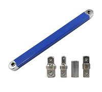 MJINA Kit chiave di estensione chiave a cricchetto Strumento ausiliario offset di riparazione automatica con adattatore for unità quadrata a 4 stili for piccoli posti