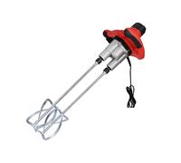 MJINA Miscelatore Elettrico for calcestruzzo Potente Portatile Stucco in Polvere Miscelatore for Rivestimento di Vernice Cemento Doppia Testa Intonacatrice Strumento for intonacare