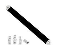 MJINA Prolunga universale for chiave a cricchetto regolabile a doppia testa, strumento pesante extra lungo for meccanici e riparazioni auto(Black)