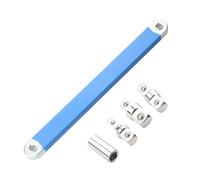 MJINA Prolunga universale for chiave a cricchetto regolabile a doppia testa, strumento pesante extra lungo for meccanici e riparazioni auto(Blue)