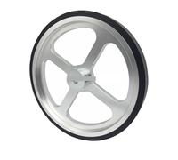 MJINA puleggia dentata di Tipo V Ruota misuratrice Encoder in Alluminio, Ruota sincrona, Ruota in Gomma for misurazione Lunghezza, Foro perimetro 500 mm, 6 mm, 8 mm, 10 mm, 12 mm, 15 mm(8MM)