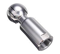 MJJEsports 1/2 Pollici Stainleess Rotante Spray Ball Sanitario Filetto Femmina Cip Serbatoio Pulizia Testa