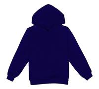 Mjjsk Felpa con cappuccio per bambini e ragazze, tinta unita, alla moda, a maniche lunghe, casual, morbida e confortevole, per la scuola, Marina Militare, 3-4 Years