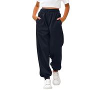 Mjjsk Ragazze Scuola Pantaloni Bambini Sport Pe Jogging Pantaloni Classico Morbido Tuta Pantaloni Casual Pantaloni Della Tuta Bambini Unisex Activewear, Marina Militare, 13-14 Anni