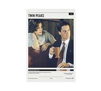 MJKO Twin Peaks - Poster su tela, decorazione per camera da letto, sport, paesaggio, ufficio, camera da letto, regalo, stile senza cornice, 30 x 45 cm