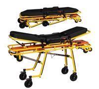 MJMLUCK Barella per Ambulanza con Caricamento Automatico in Lega di Alluminio, capacità 440 libbre, Carrello per emergenze mediche, barella per Trasporto di Emergenza Leggera, l