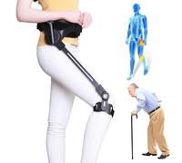 MJMLUCK Bionic Body Power Walking Aid, attrezzo per la Riabilitazione delle Gambe Leggero e Regolabile su 3 Livelli (Medio/Sinistro) (Destro Grande)