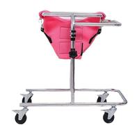 MJMLUCK Deambulatore con Ruote per Bambini con paralisi cerebrale, Altezza Regolabile, Supporto per la deambulazione con Struttura in Posizione eretta per disabili di Altezza Compresa tra 80 e 120 c