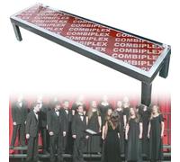 MJMLUCK Gradini mobili per Coro, Robusta Piattaforma per Scale corali per Eventi, Facile da Montare, Elevata capacità di Peso (1 Livello)