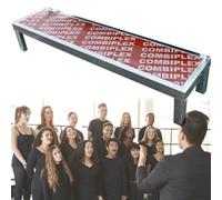 MJMLUCK Gradini per Coro ad Alta Resistenza - Scala Musicale di Livello Commerciale, gradini Resistenti per spettacoli corali e Piattaforma per podio di premiazione (1 Livello)