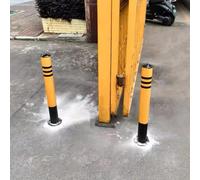 MJMLUCK Paletto di parcheggio, 2 pacchi di parcheggio Rimovibili per vialetto/Ingresso/Parco, Pali di barricata con bulloni per Controllo accessi (Colore: L x A, Dimensioni: 7,6