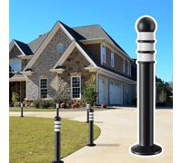 MJMLUCK Paletto dissuasore, Paletto dissuasore in plastica da 80 cm di Altezza per vialetti, Blocco Decorativo per parcheggi con bulloni, Palo di Sicurezza per Garage/Parco/magaz