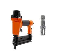 MJMLUCK Pistola sparachiodi pneumatica Senza Olio, Pistola sparachiodi per impieghi gravosi, Pistola sparachiodi pneumatica 2 in 1 (Ingresso Aria GP) (Ingresso Aria GP)