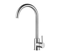 MJMLUCK Rubinetto da Cucina in Acciaio Inossidabile, Rotazione a 360°, Maniglia Singola, Rubinetto per lavello da Cucina, Montaggio su Piano, Acqua Calda e Fredda, rubinetti da Cucina Mode