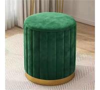 MJMLUCK Sgabello Rotondo Contenitore, Sgabello Piccolo, Sedia da toeletta, poggiapiedi, sgabelli per Cambiare Le Scarpe, per Ingresso, Soggiorno, Idea Creativa (Verde) (Verde, Taglia Unica