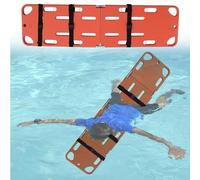 MJMLUCK Tavola spinale acquatica per Piscina pubblica, tavola spinale Galleggiante Pieghevole per la Colonna vertebrale, tavola spinale salvavita in plastica per Il Pronto soccor