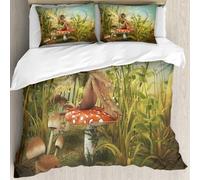 MJNLYDAO Con cuscino, reversibile, coperchio extra-large, con cerniera, fibre morbide materiale leggero,Godetevi gli ultimi raggi di sole,228x264cm