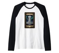 Mjollnir Martello di Dio Tarocchi Pagani di Thor Maglia con Maniche Raglan