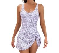 MJOYIS Costume da Bagno Viralvera, Costume da Bagno Viralvera, Costume Intero da Donna Contenitivo Aderente e Reggiseno Incorporato(K,2xl)