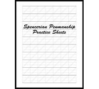 Mjsb Handwriting Workbooks Spencerian Penmanship Practice Sheets (Tascabile)