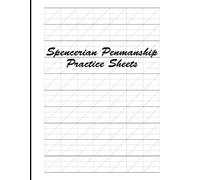 Mjsb Writing Notebooks Spencerian Penmanship Practice Sheets (Tascabile)